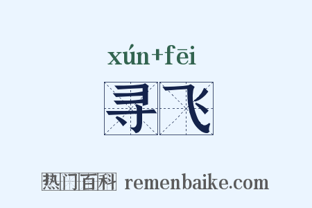 寻飞是什么意思的图片